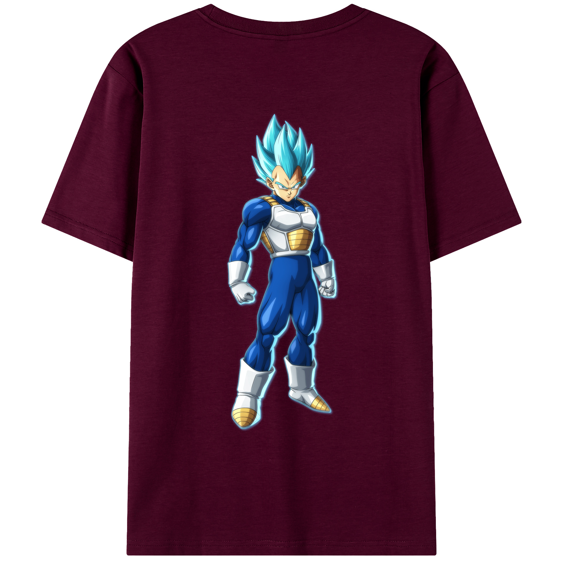（画像用） ドラゴンボール ベジータ四世（Bejīta Yonsei）DRAGON BALL Vegeta IV レディース半袖Tシャツ(バックプリント)